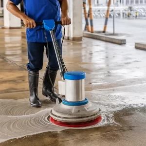 Car park cleaning for safer